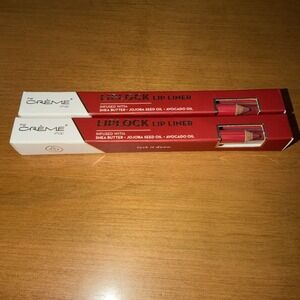 NEW The‎ Creme Shop LipLock Lip Liner Pencil Roses Are - LOT OF 2